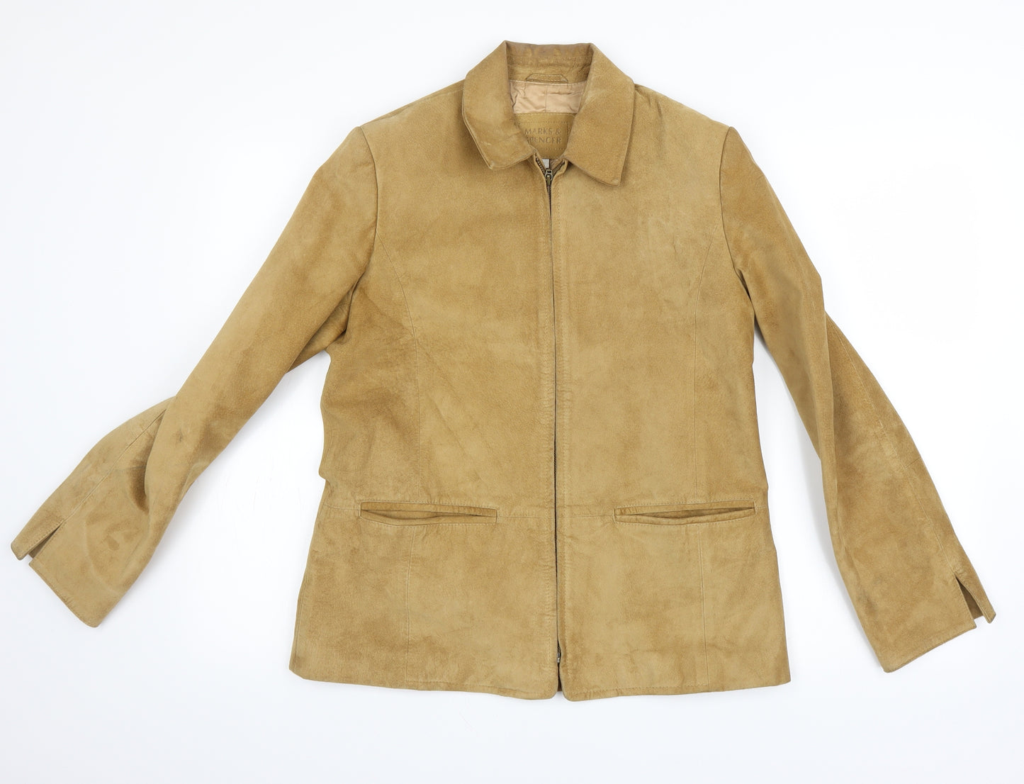 Marks and Spencer Womens Brown   Overcoat Coat Size 14