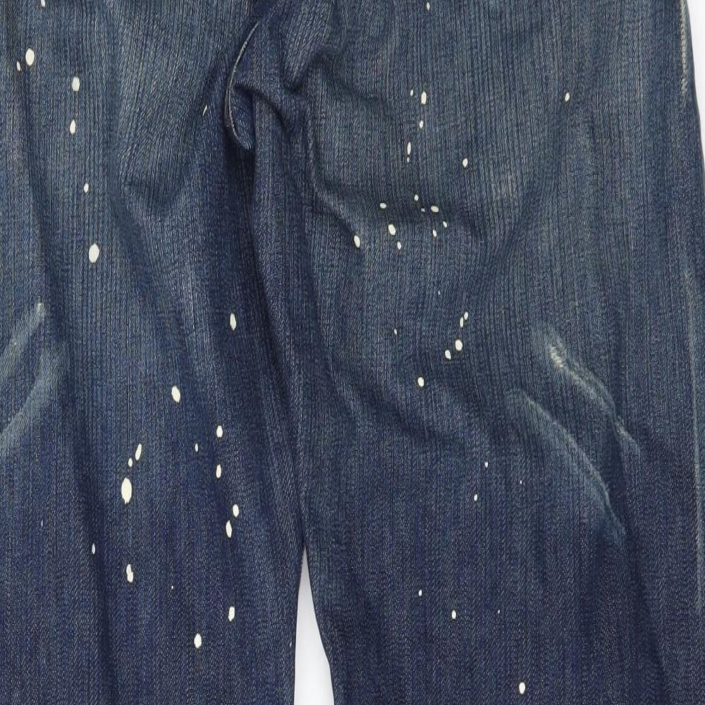 Von Dutch Mens Blue  Denim Straight Jeans Size 32 L31 in