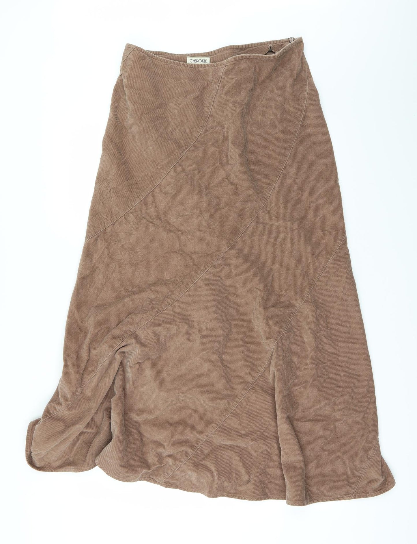 Cherokee Womens Brown   A-Line Skirt Size 14