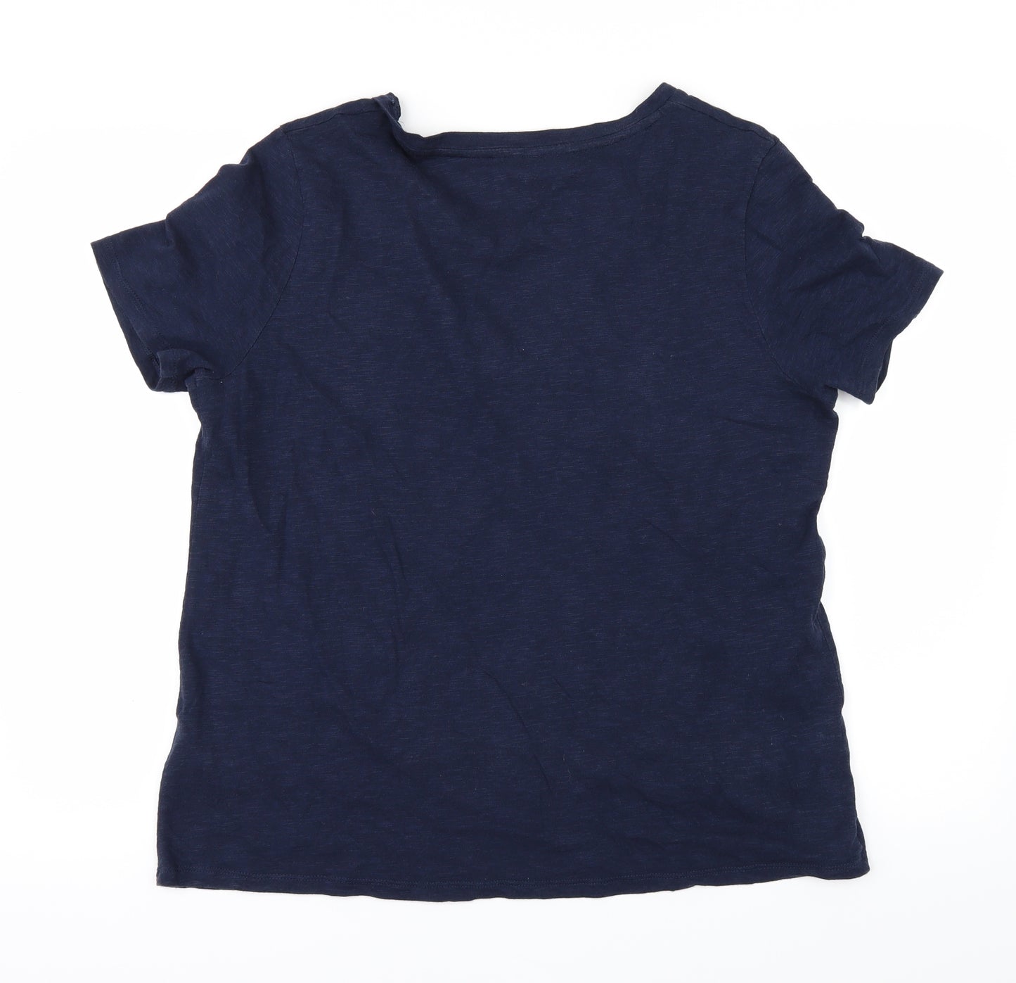 Marks and Spencer Womens Blue   Basic T-Shirt Size 14