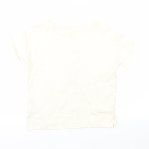 Gap Girls White   Basic T-Shirt Size M