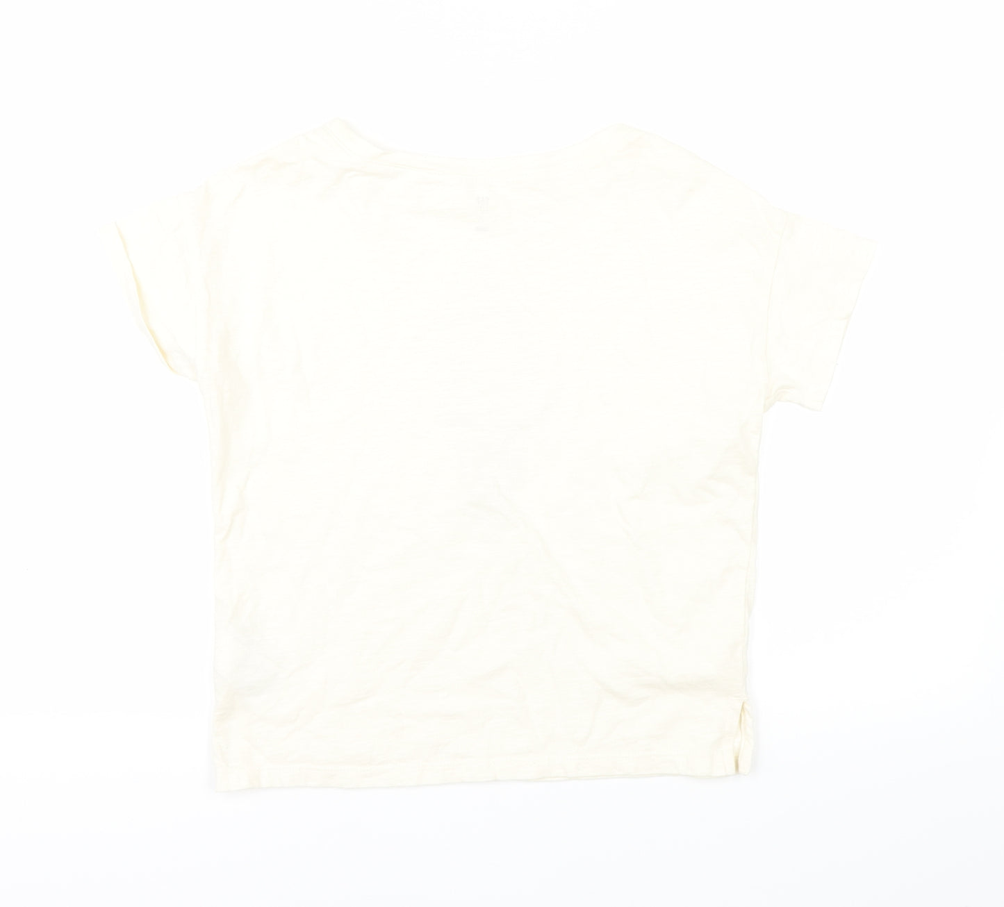 Gap Girls White   Basic T-Shirt Size M