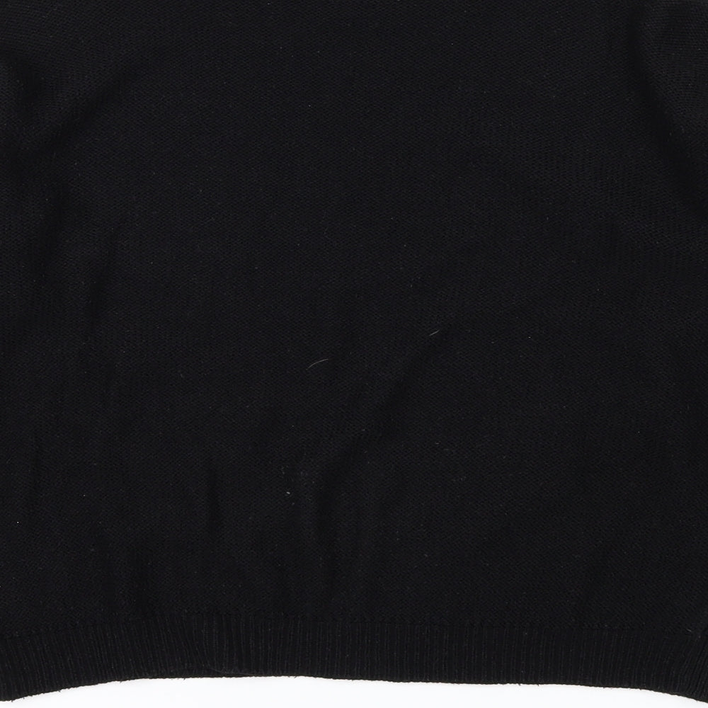 Brave Soul Womens Black   Pullover Jumper Size 8