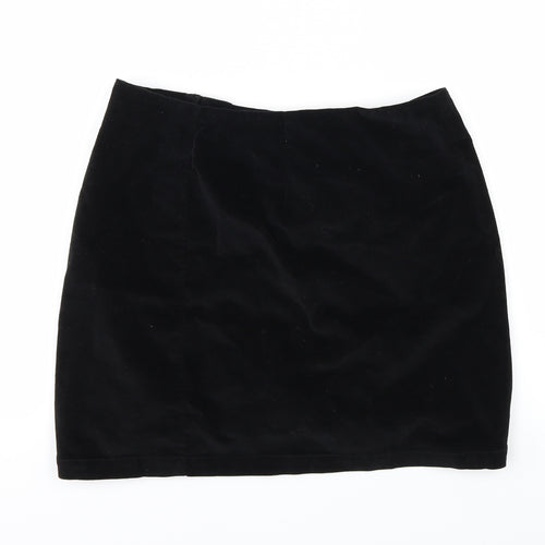 Warehouse Womens Black   A-Line Skirt Size 10