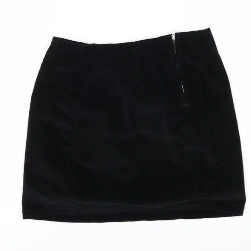 Warehouse Womens Black   A-Line Skirt Size 10