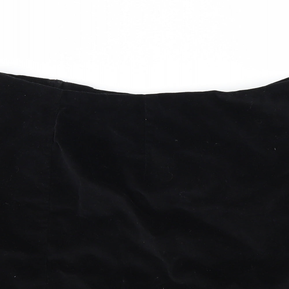 Warehouse Womens Black   A-Line Skirt Size 10