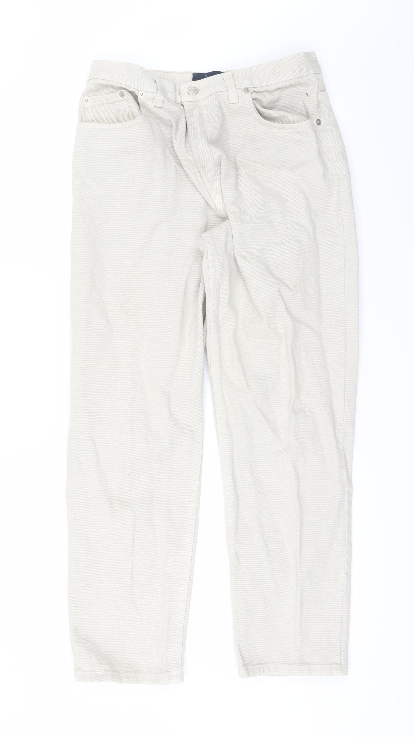 dp Denim Womens Beige   Straight Jeans Size 12 L27 in