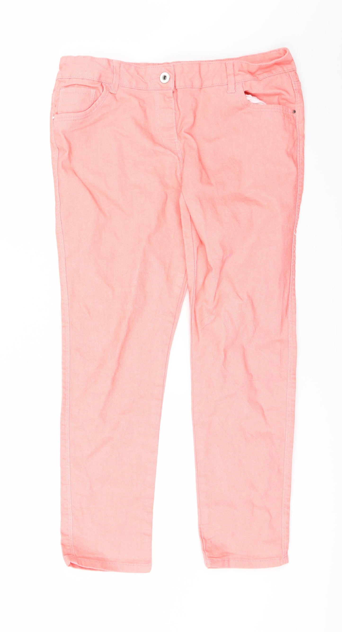 George Womens Pink   Straight Jeans Size 16 L26 in