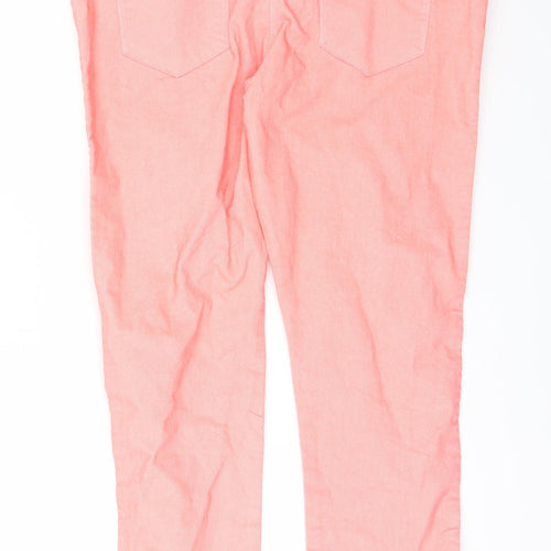 George Womens Pink   Straight Jeans Size 16 L26 in