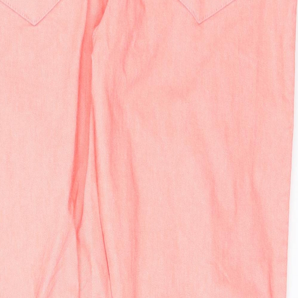George Womens Pink   Straight Jeans Size 16 L26 in