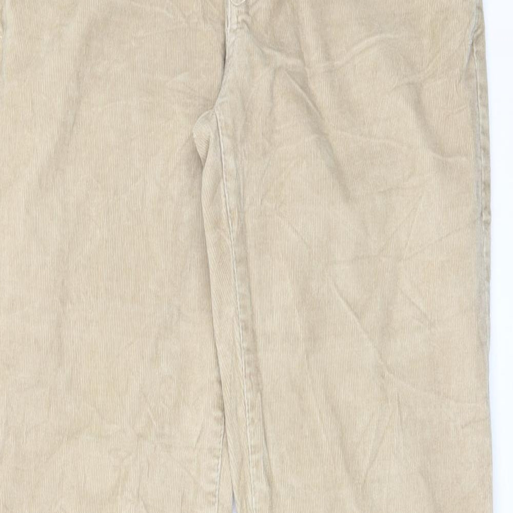 DenimCo Womens Beige   Straight Jeans Size 8 L30 in