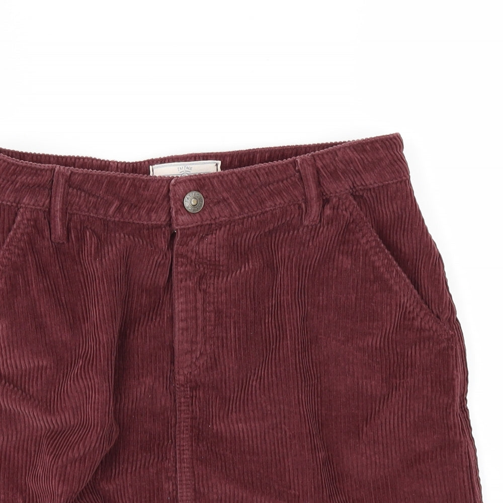 Fat Face Womens Red   A-Line Skirt Size 8