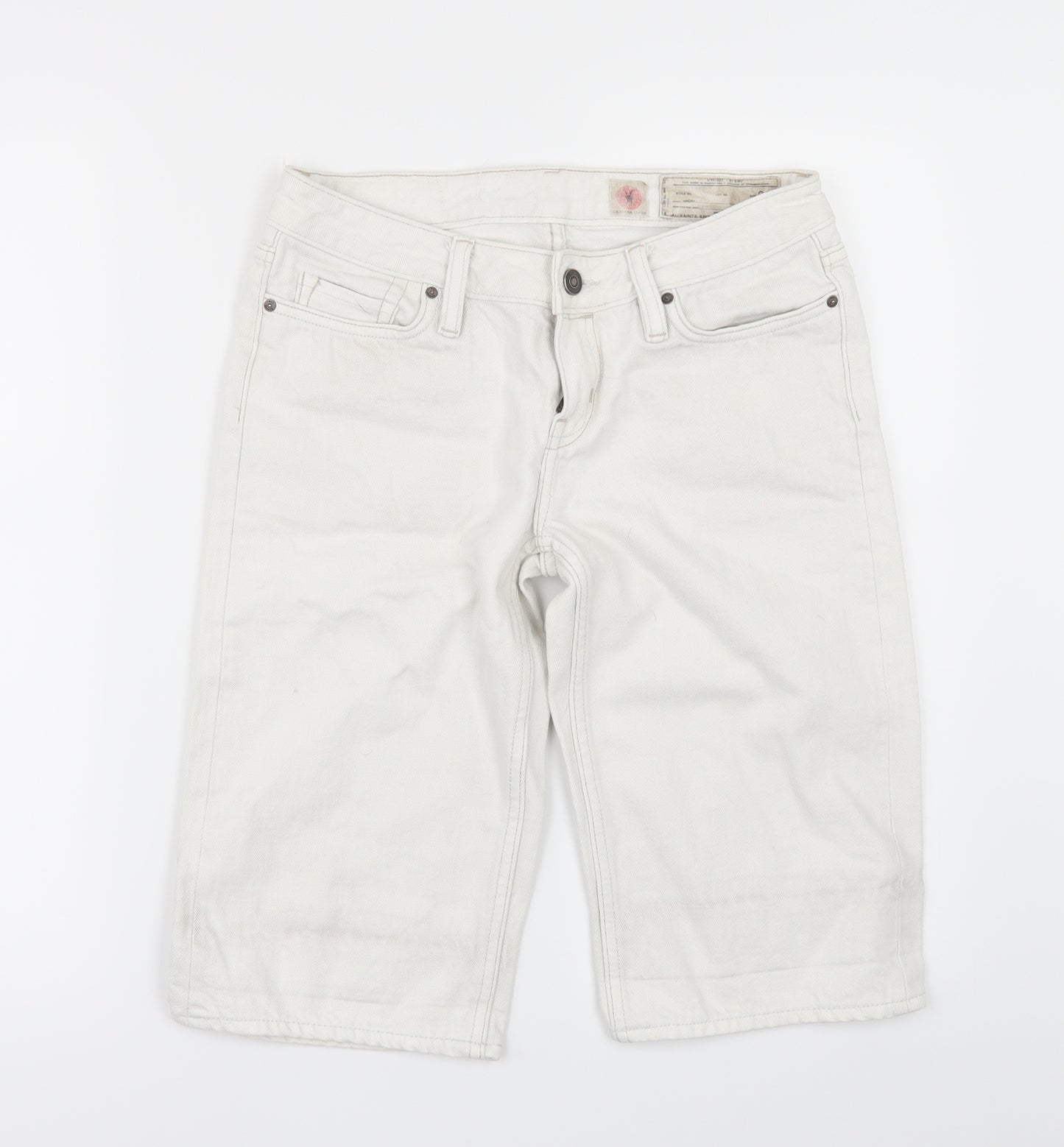 Preworn Mens White   Chino Shorts Size 26