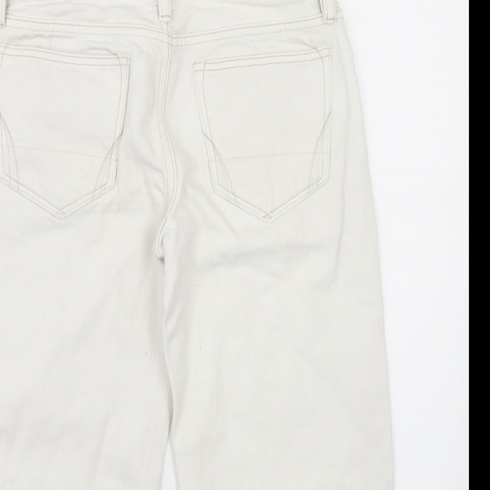 Preworn Mens White   Chino Shorts Size 26