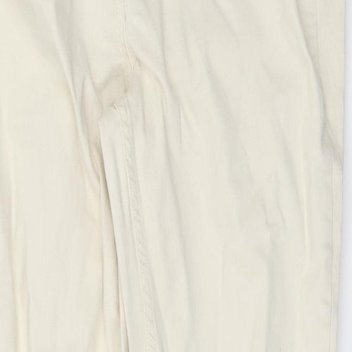NEXT Womens White   Straight Jeans Size 16 L27 in