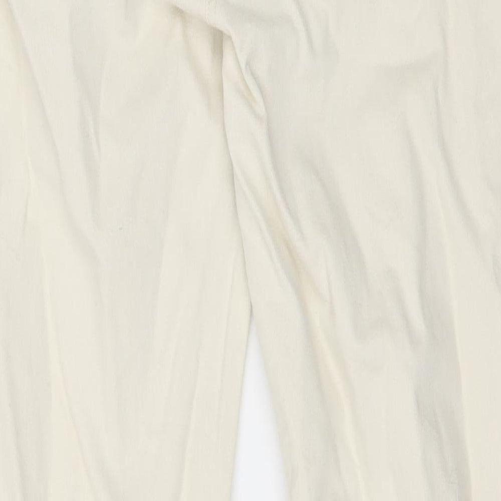 NEXT Womens White   Straight Jeans Size 16 L27 in