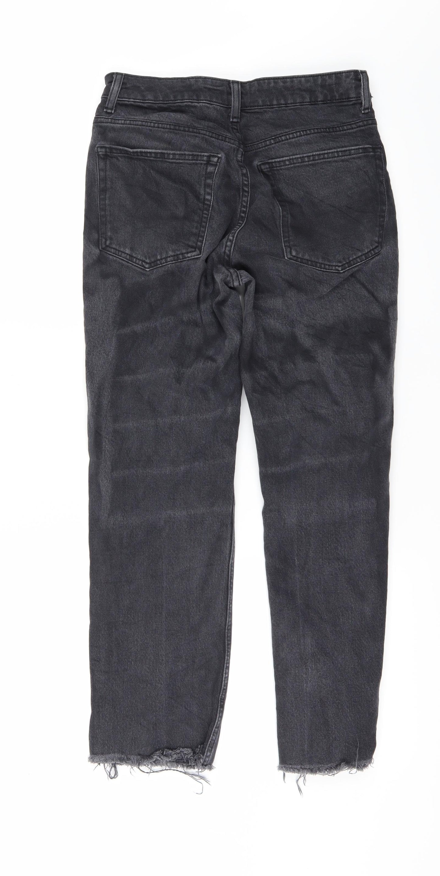 Topshop Womens Black  Denim Skinny Jeans Size 28 L25 in