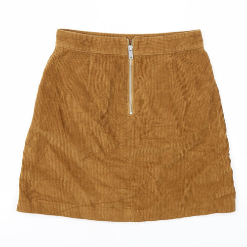 Warehouse Womens Brown   A-Line Skirt Size 8