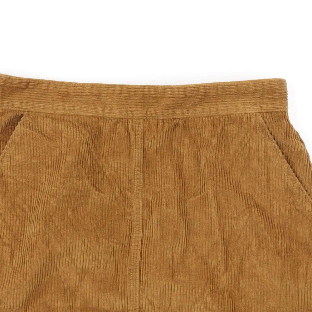 Warehouse Womens Brown   A-Line Skirt Size 8