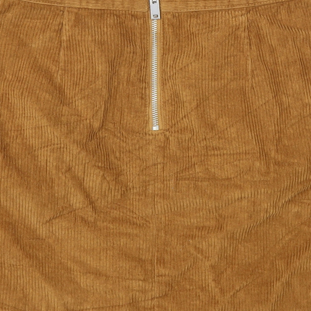 Warehouse Womens Brown   A-Line Skirt Size 8