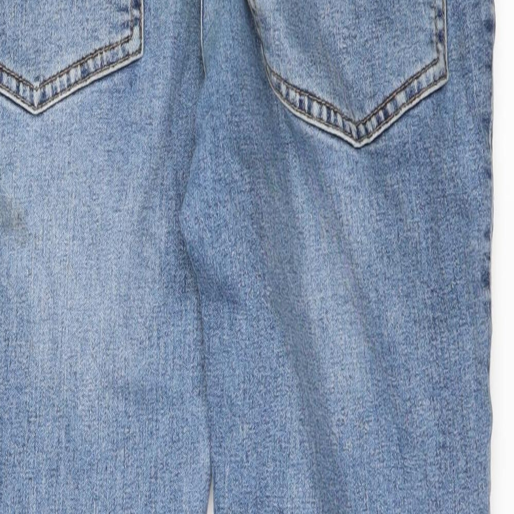 Preworn Womens Blue  Denim Straight Jeans Size S L30 in