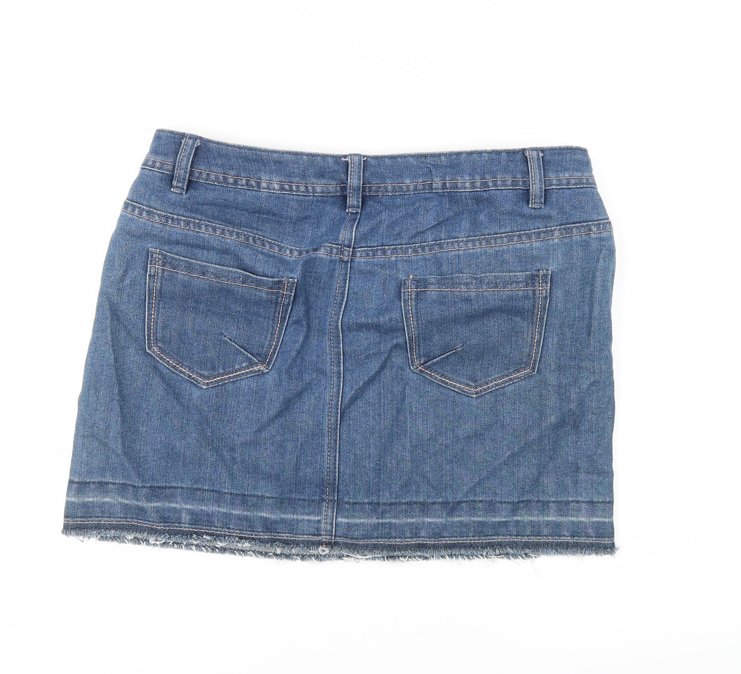 George Womens Blue  Denim A-Line Skirt Size 10