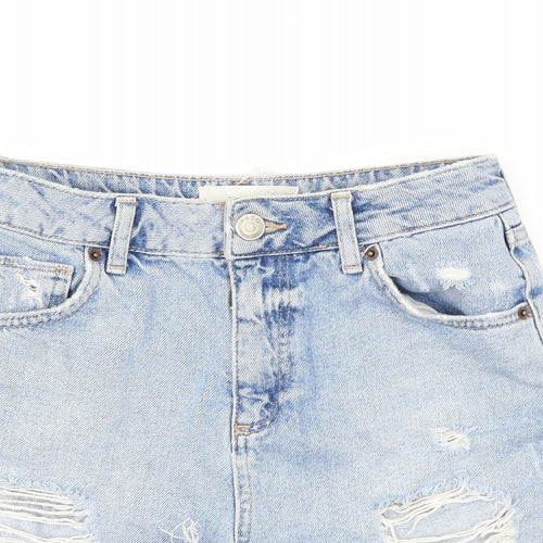 BDG Womens Blue  Denim Cut-Off Shorts Size S