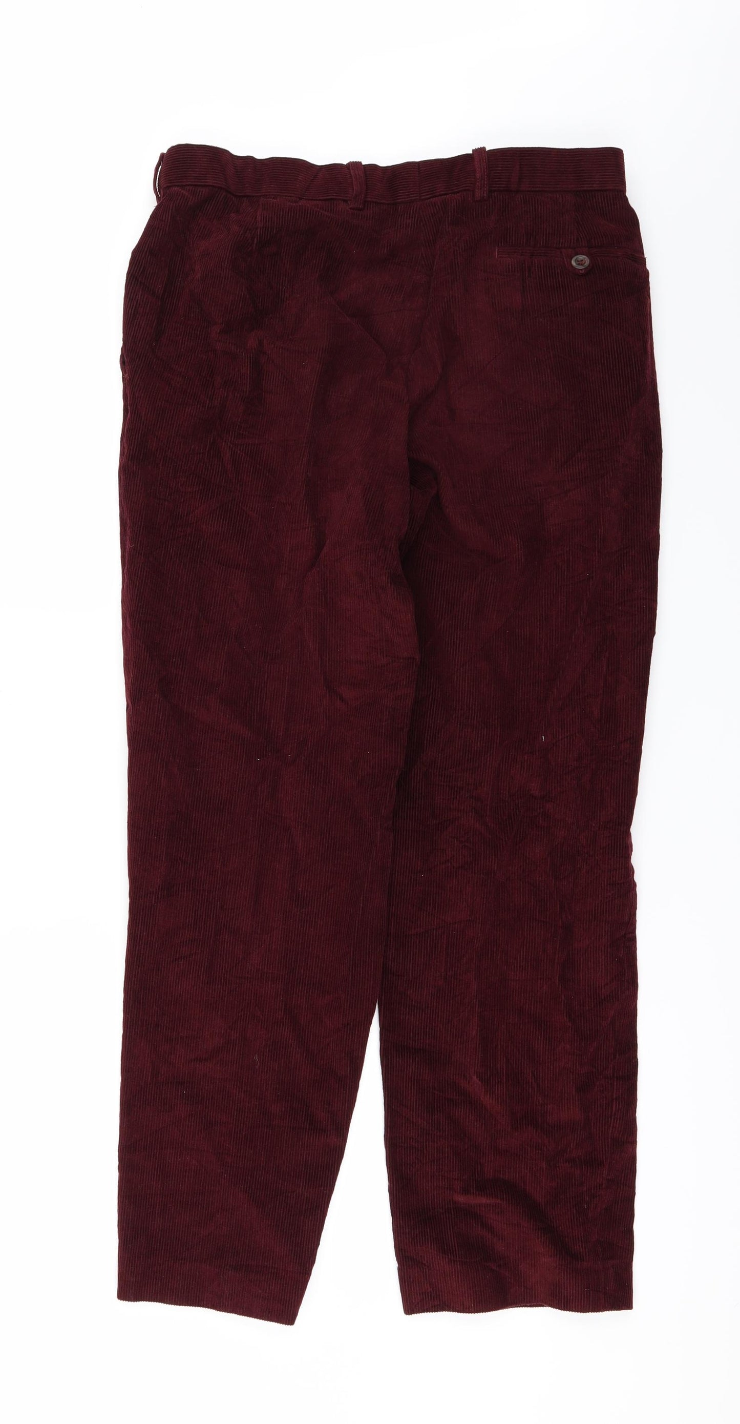 Marks and Spencer Mens Red   Straight Jeans Size 32 L32 in