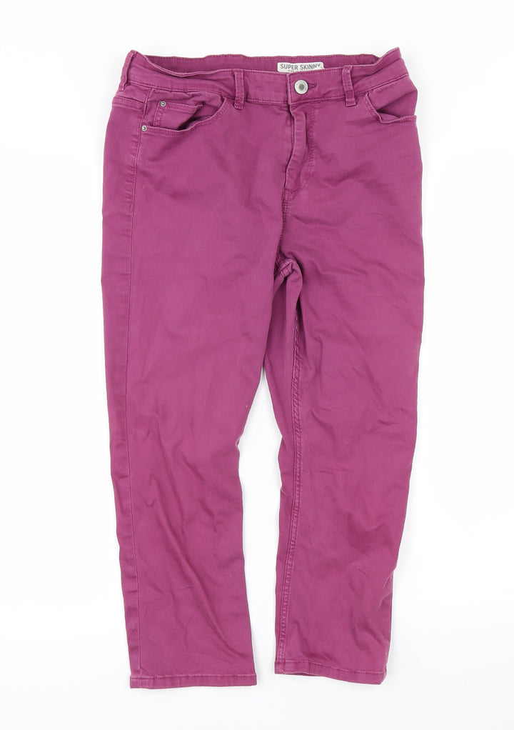 Marks and Spencer Womens Purple Skinny Jeans Size 10 L21 in