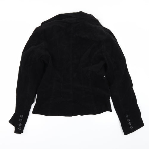 H&M Womens Black   Overcoat Coat Size 14