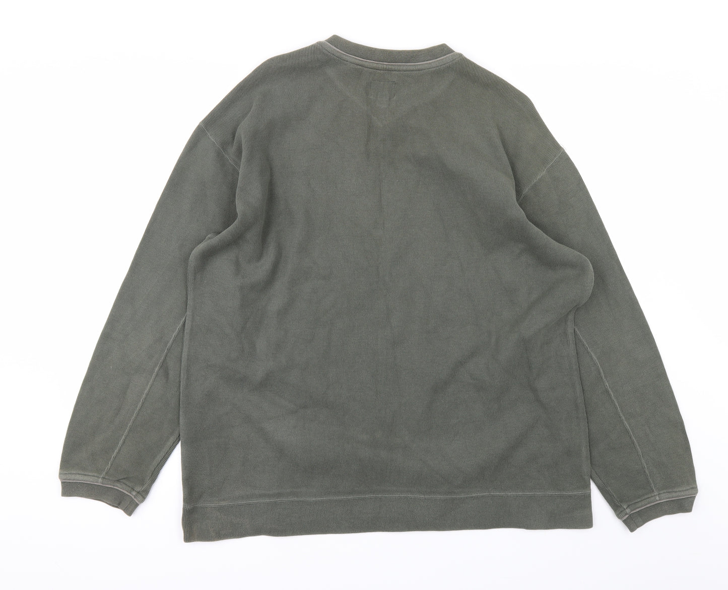 CAT Mens Green   Pullover Jumper Size L