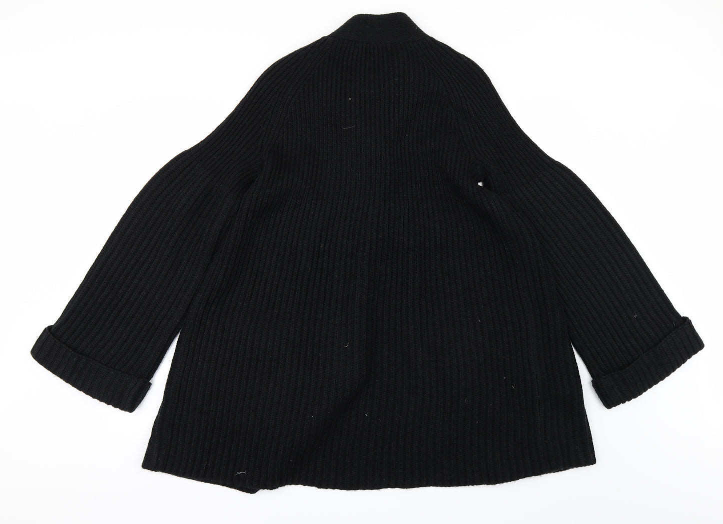 BM Womens Black   Cardigan Jumper Size M