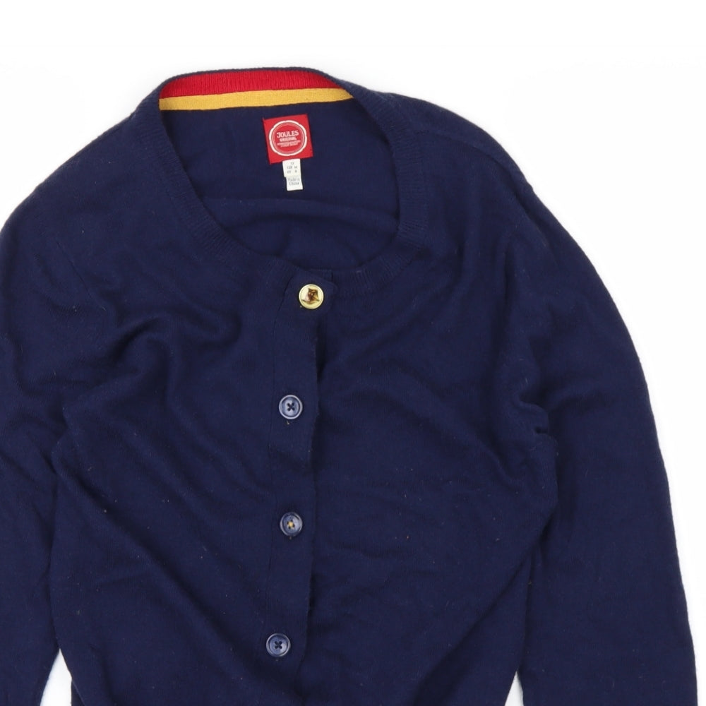 Joules Womens Blue   Cardigan Jumper Size 12