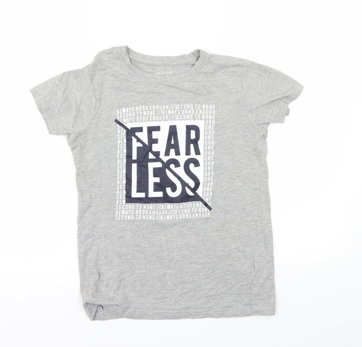 Primark Girls Grey   Basic T-Shirt Size 9-10 Years