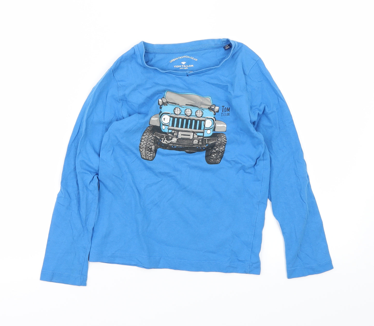 TOM TAILOR Boys Blue   Basic T-Shirt Size 6-7 Years