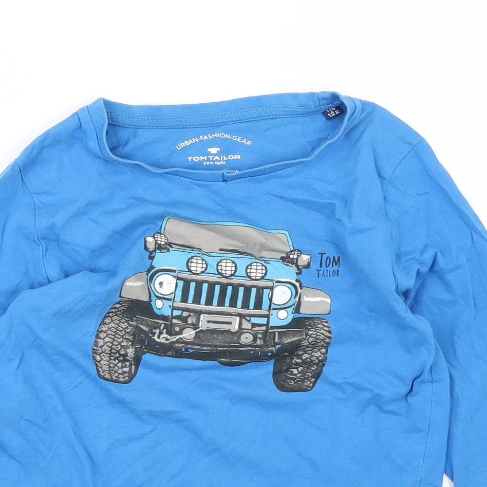 TOM TAILOR Boys Blue   Basic T-Shirt Size 6-7 Years