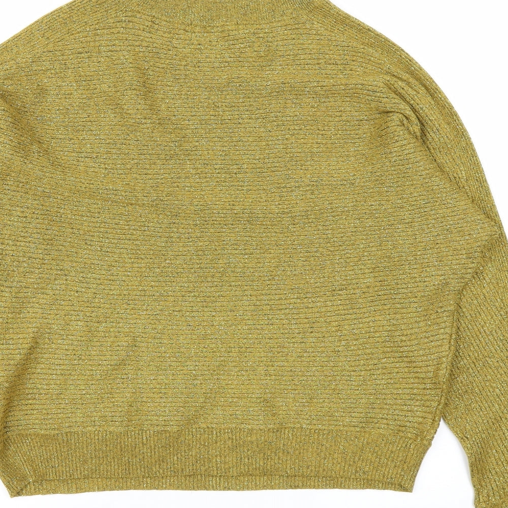 F&F Womens Yellow   Basic T-Shirt Size 14