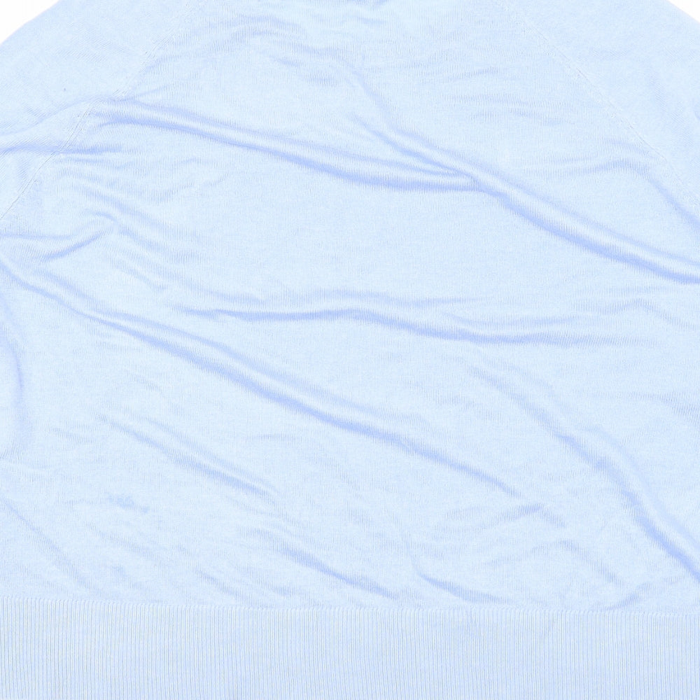 M&Co Womens Blue   Basic T-Shirt Size 14