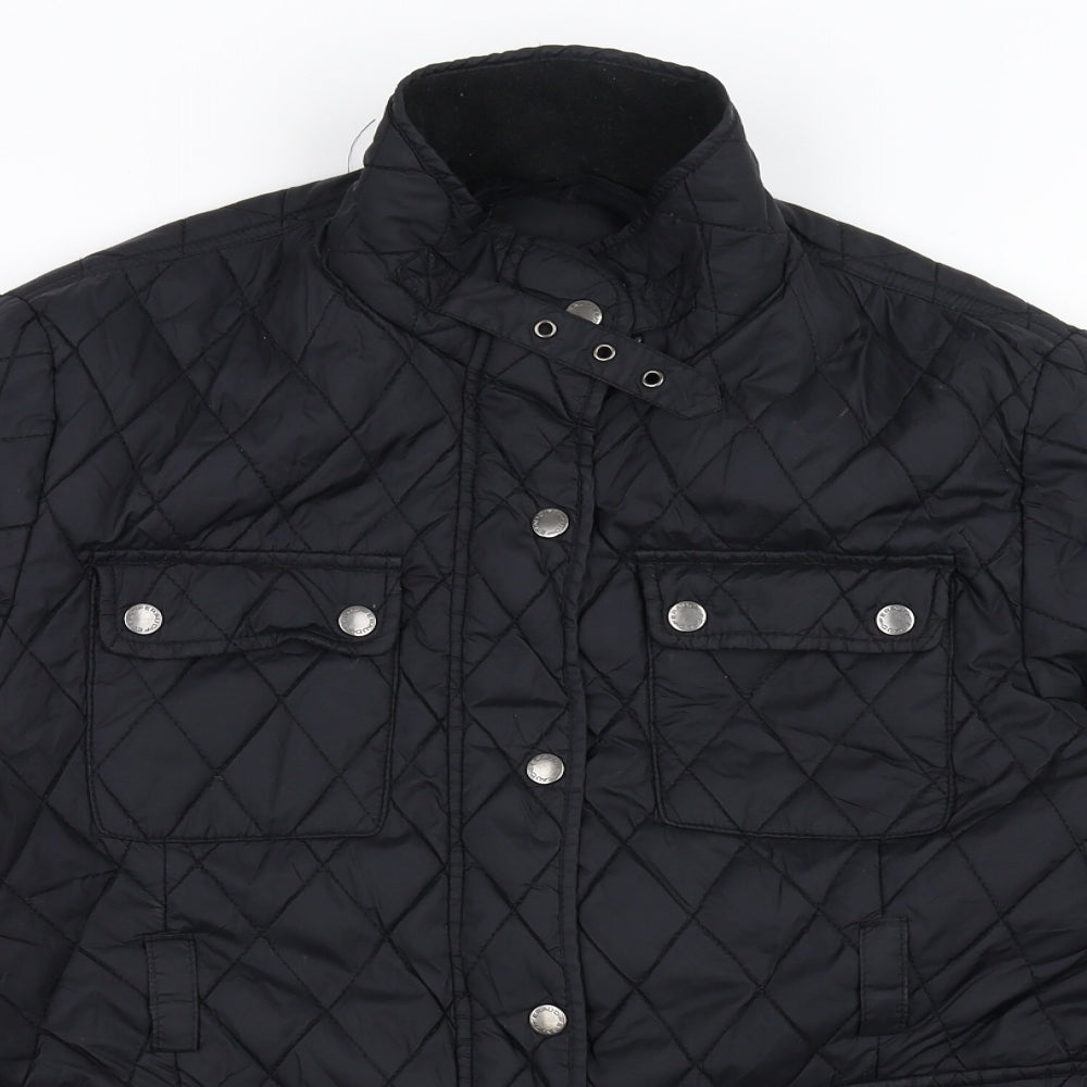 Feraud Womens Black   Puffer Jacket Jacket Size 16