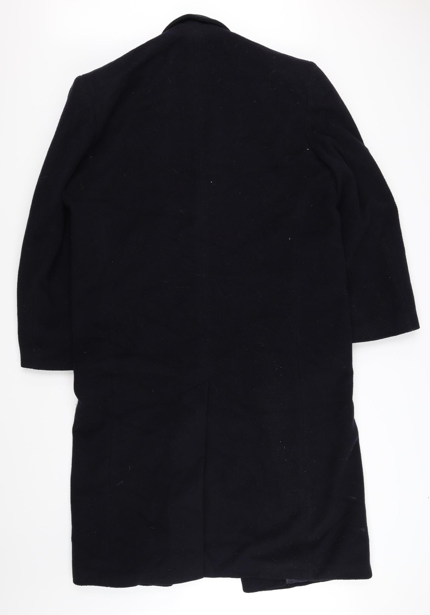 Button Hole Mens Blue   Trench Coat Coat Size 40