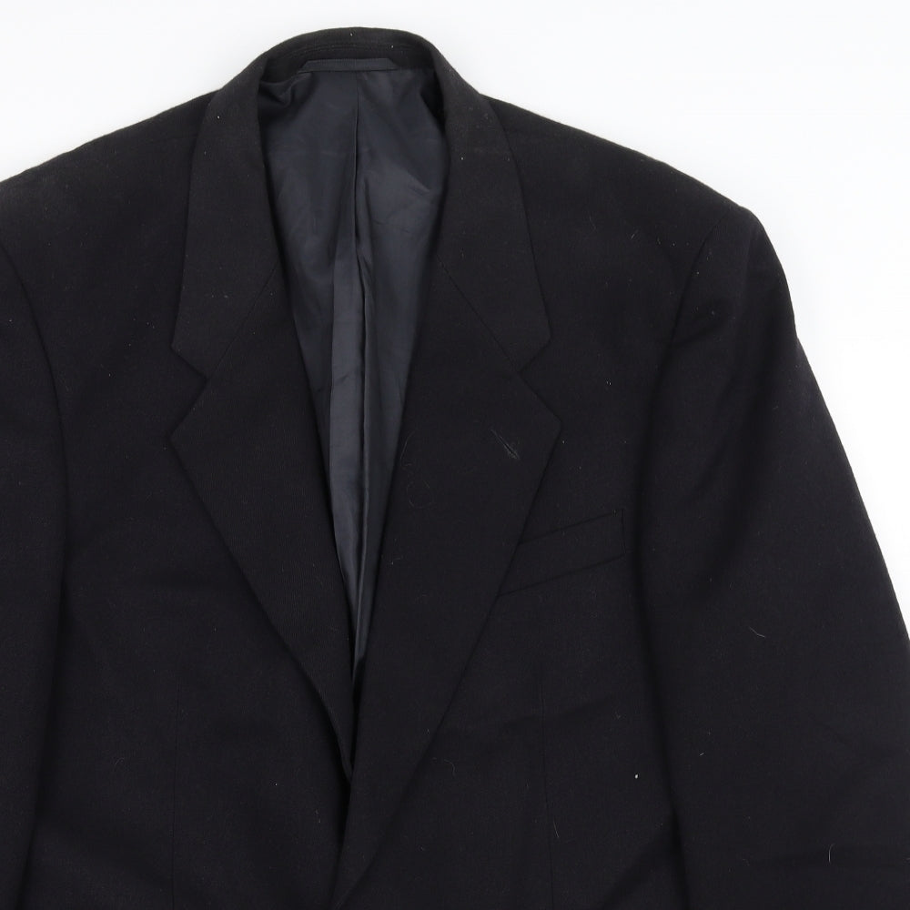 Scott International Mens Black   Jacket Blazer Size 44