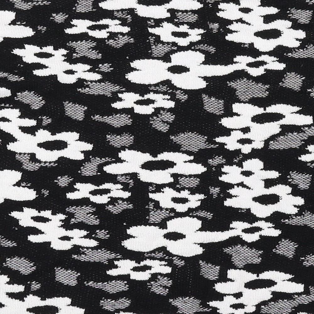 g21 Womens Black Floral  Pullover Jumper Size 14