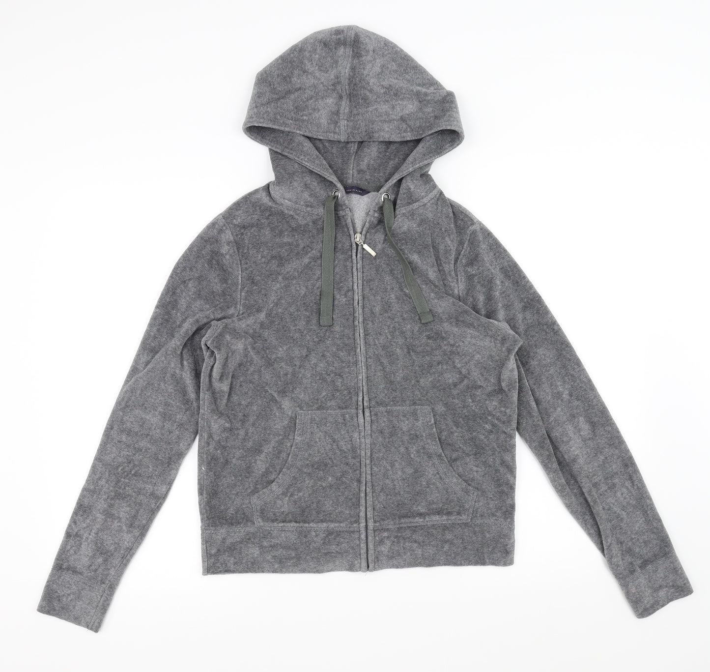 Marks and Spencer Womens Grey   Full Zip Hoodie Size 12