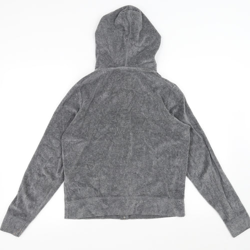 Marks and Spencer Womens Grey   Full Zip Hoodie Size 12