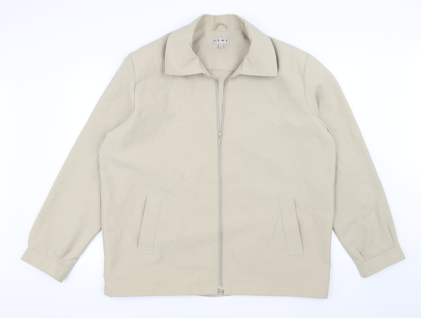 Adme Mens Beige   Gilet Jacket Size XL