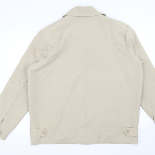 Adme Mens Beige   Gilet Jacket Size XL