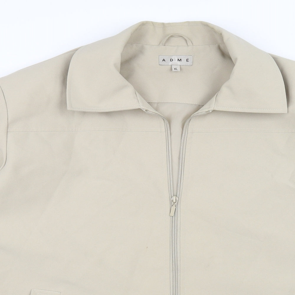 Adme Mens Beige   Gilet Jacket Size XL