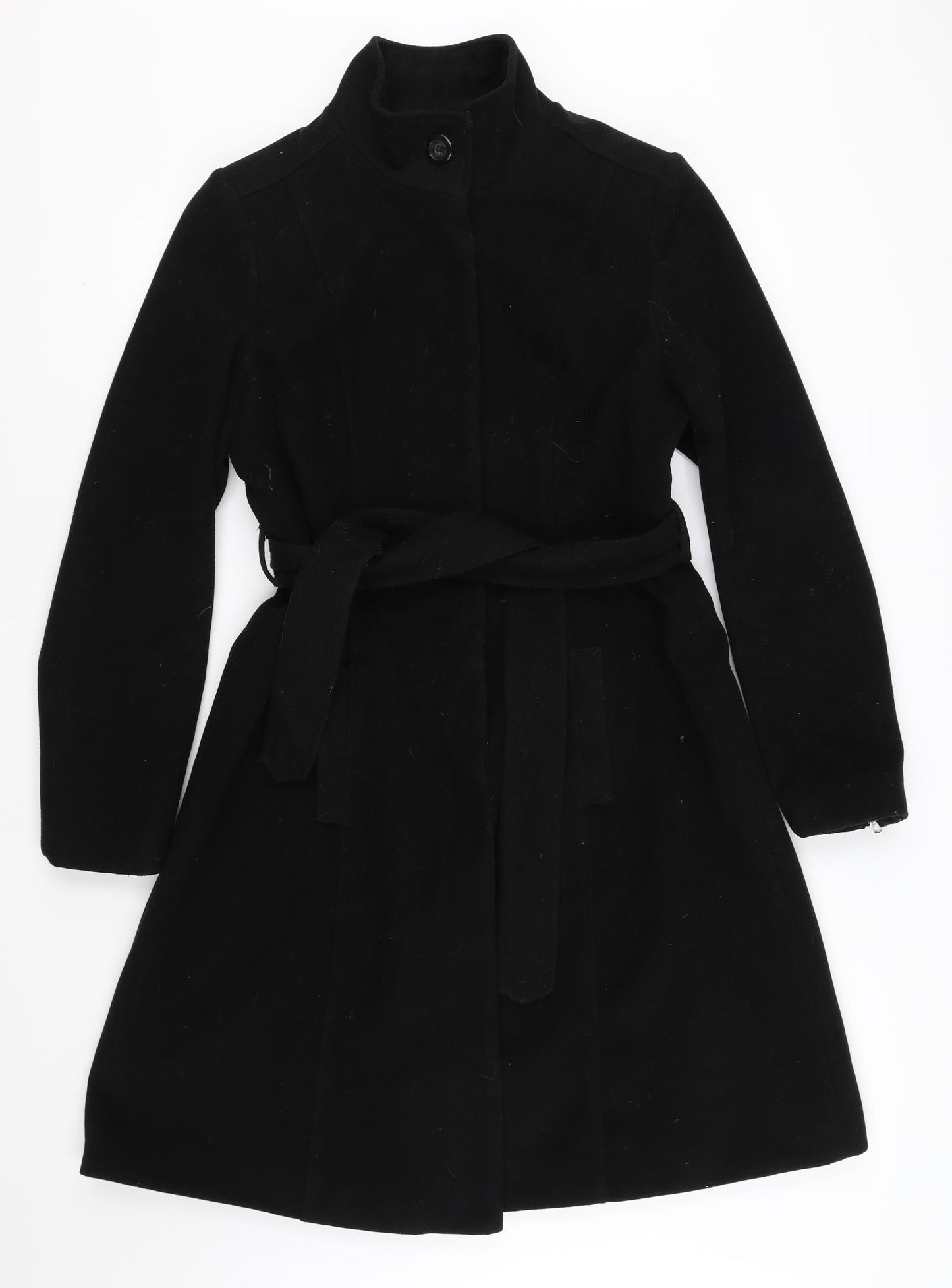 Papaya Womens Black   Puffer Jacket Coat Size 14