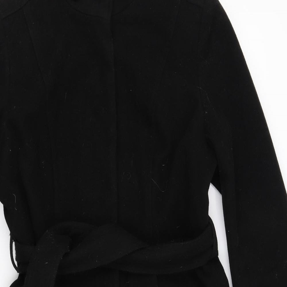 Papaya Womens Black   Puffer Jacket Coat Size 14