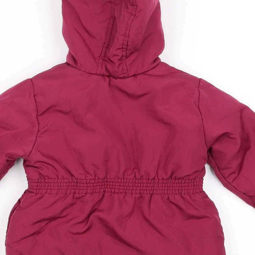 Nutmeg Girls Pink   Puffer Jacket Jacket Size 2-3 Years  - peppa pig